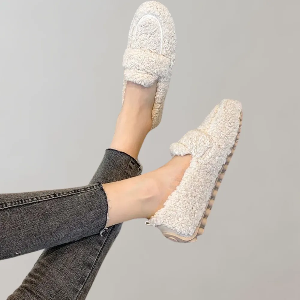 Camilla - Zachte pluche damesloafers