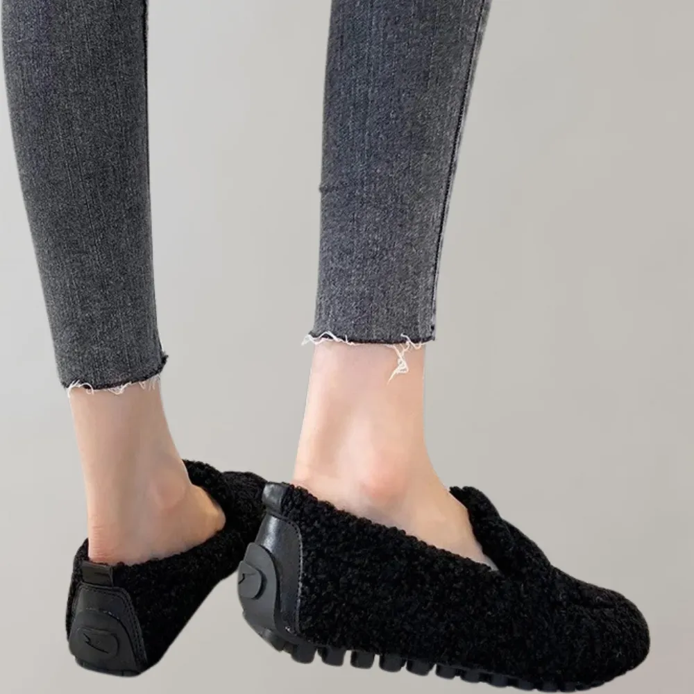 Camilla - Zachte pluche damesloafers