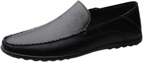Luxury Loafers Men Casual Shoes Slip on Leather Dress Shoes Plus Size Loafer Soft Driving Shoes