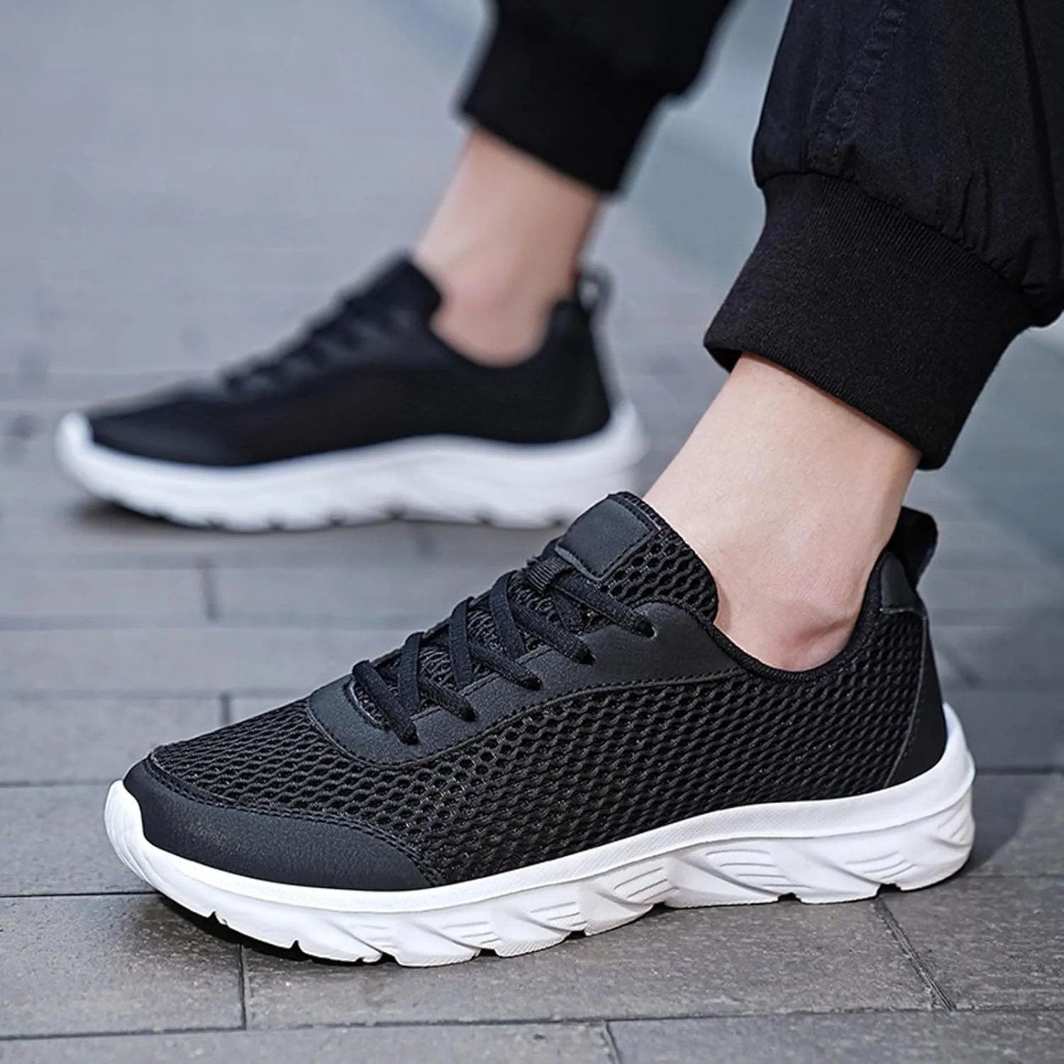 Mens Shoes Mens Dress Shoes Slip on Lightweight Breathable Fashion Sneakers Casual Dress Casual Tennis for Men Training Sneakers White for Men