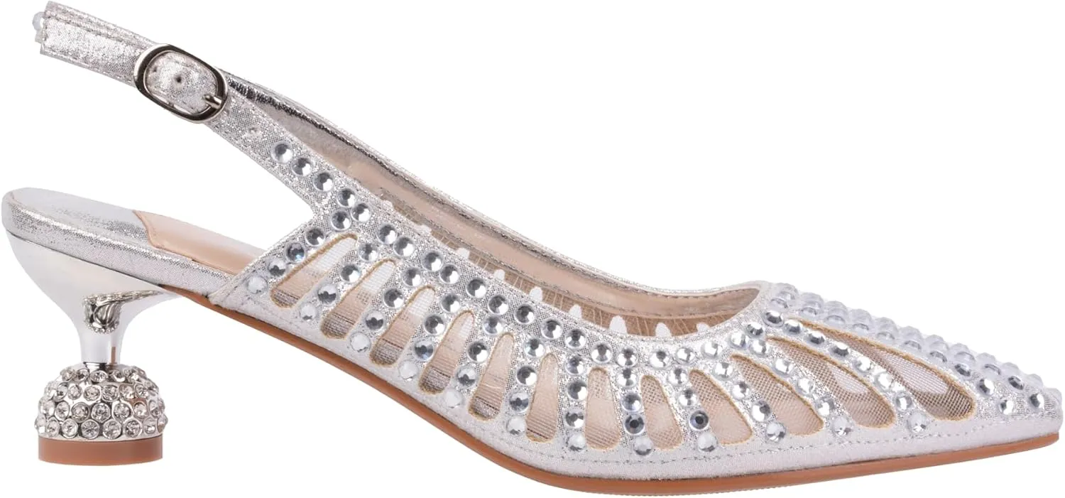 Ninety Union Lady Couture Rosita Mesh Rhinestone Heel Slingback