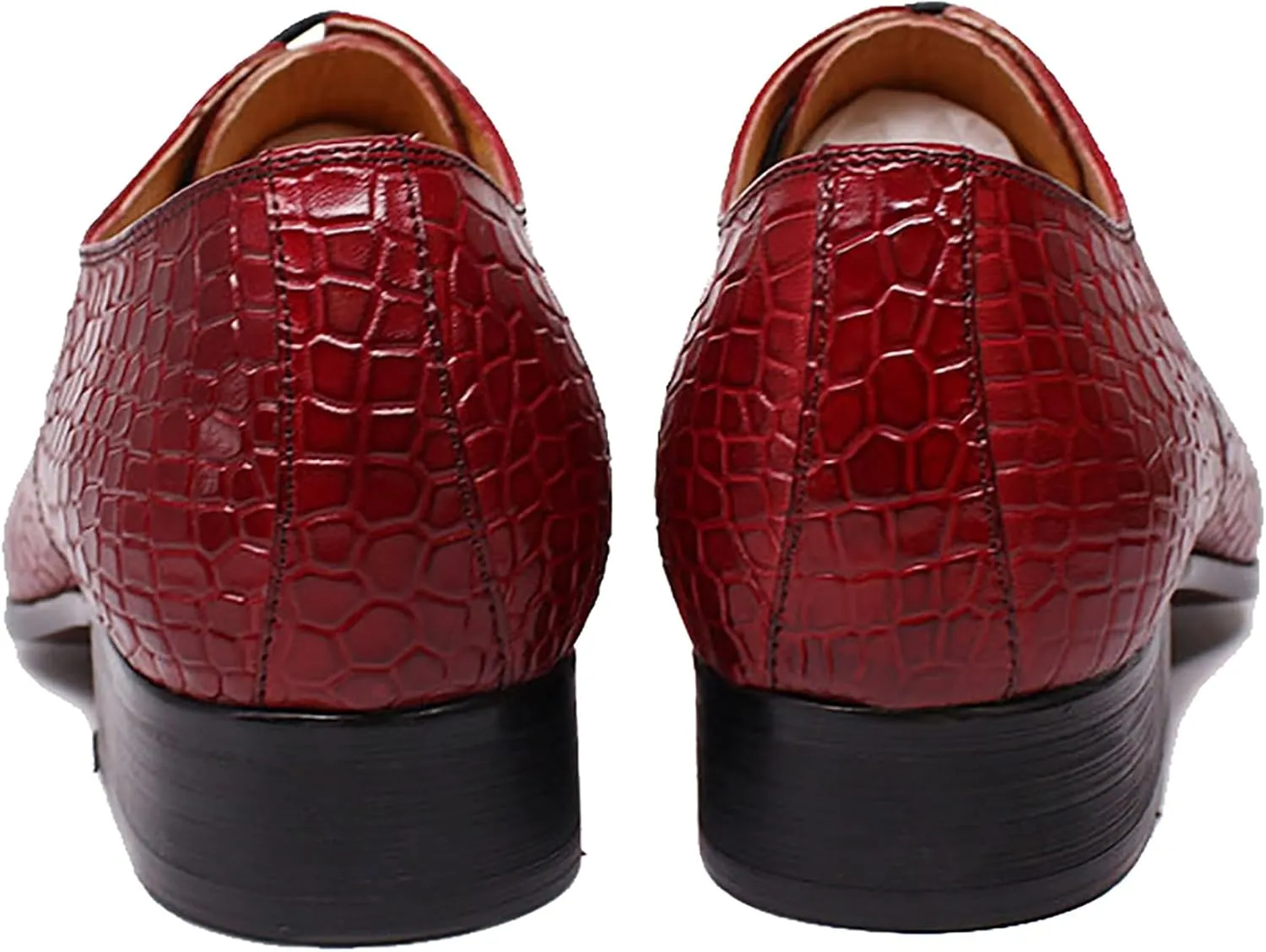 Santimon Men's Fashion Classic Genuine Leather Handmade Brogues Oxfords Dress Formal Tuxedo Derby Shoes