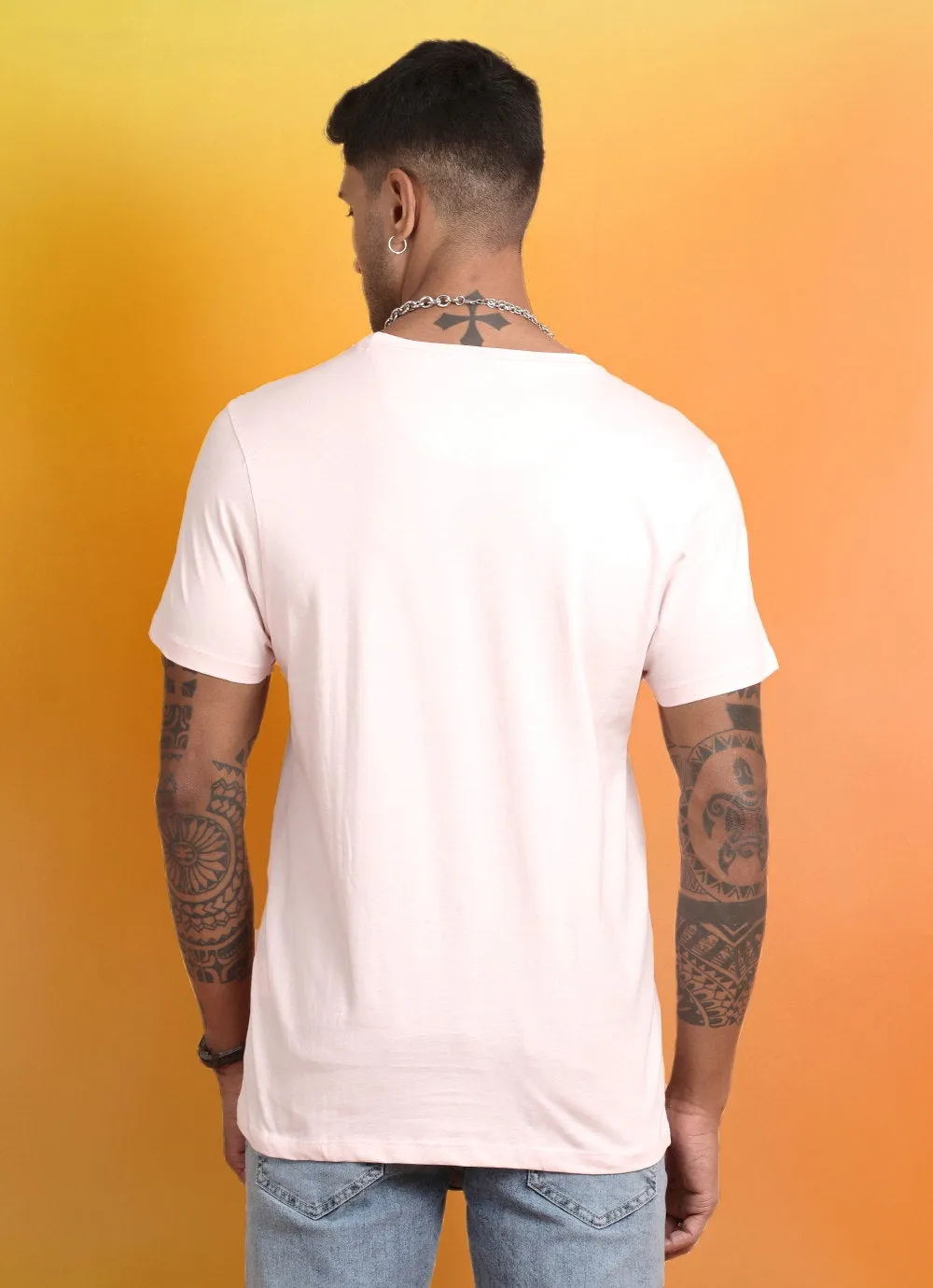 Shell Pink Round Neck