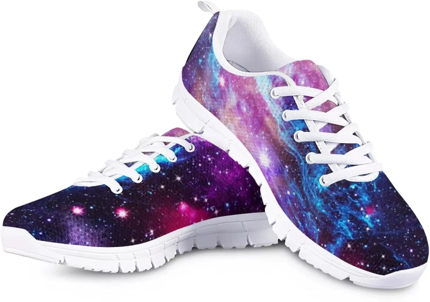 Wanyint Print Women's Sneakers Work Running Comfortable Jogging Shoes Lace-up Shoes