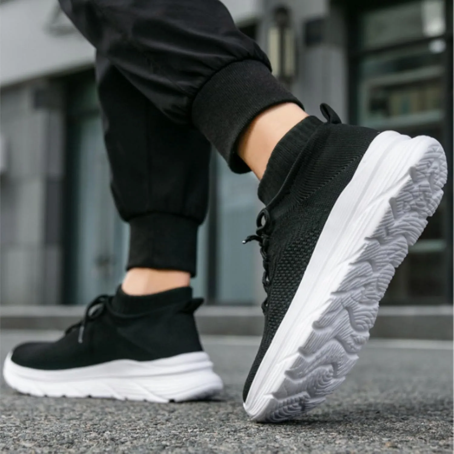 Women Walking Shoes Sock Sneakers Slip-On Breath Mens Casual Shoes Walking Woman Shoes Casual Walking Sneakers Brown Tennis Shoe Cross Trainer Shoe