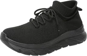 Women Walking Shoes Sock Sneakers Slip-On Breath Mens Casual Shoes Walking Woman Shoes Casual Walking Sneakers Brown Tennis Shoe Cross Trainer Shoe