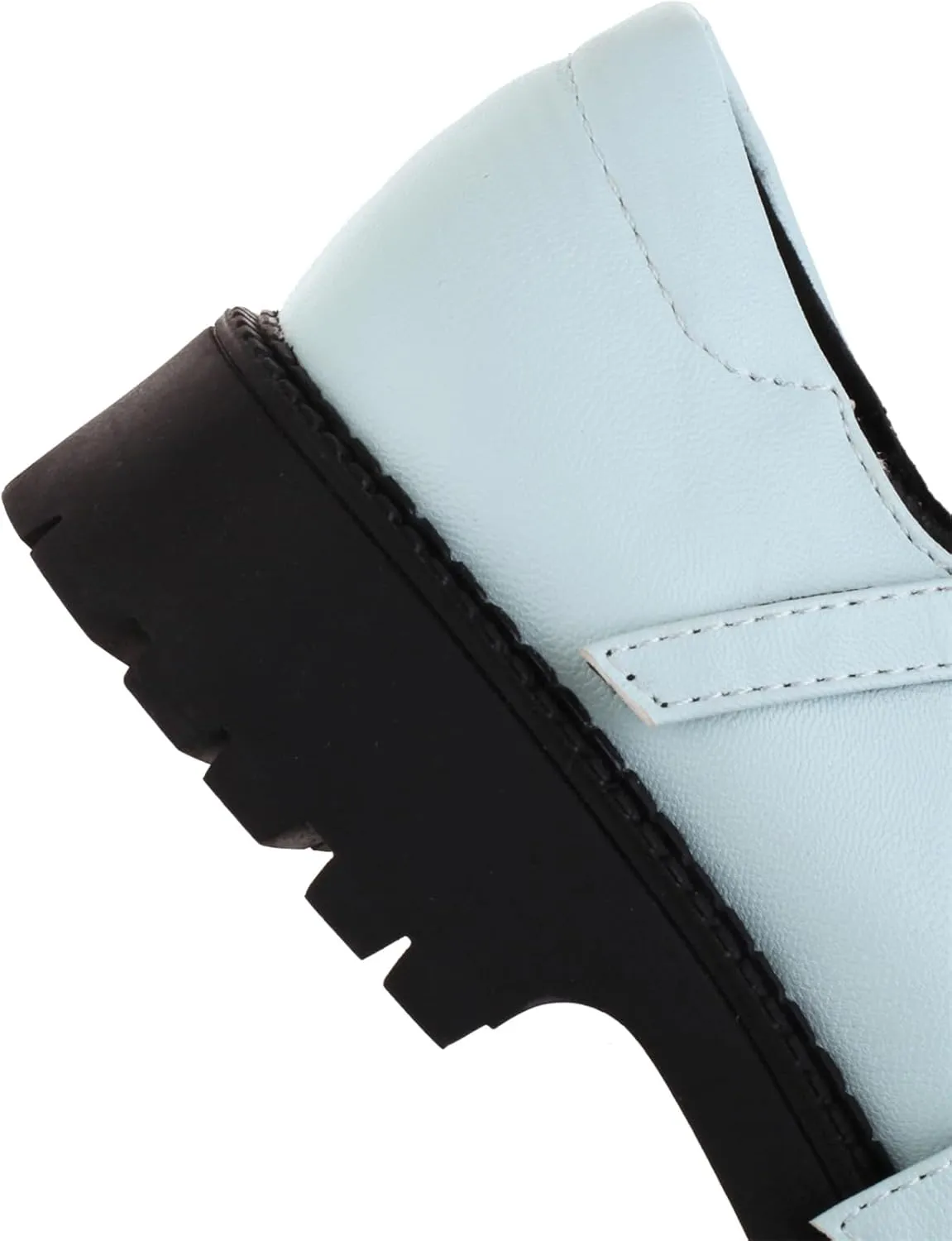 Women's Platform Round Closed Toe Pumps Strappy Buckle Loafers Comfortable Chunky Low Heels Office Concise Cosplay Work Casual Mary Jane Daily Wear Fashion Business Dress Shoes